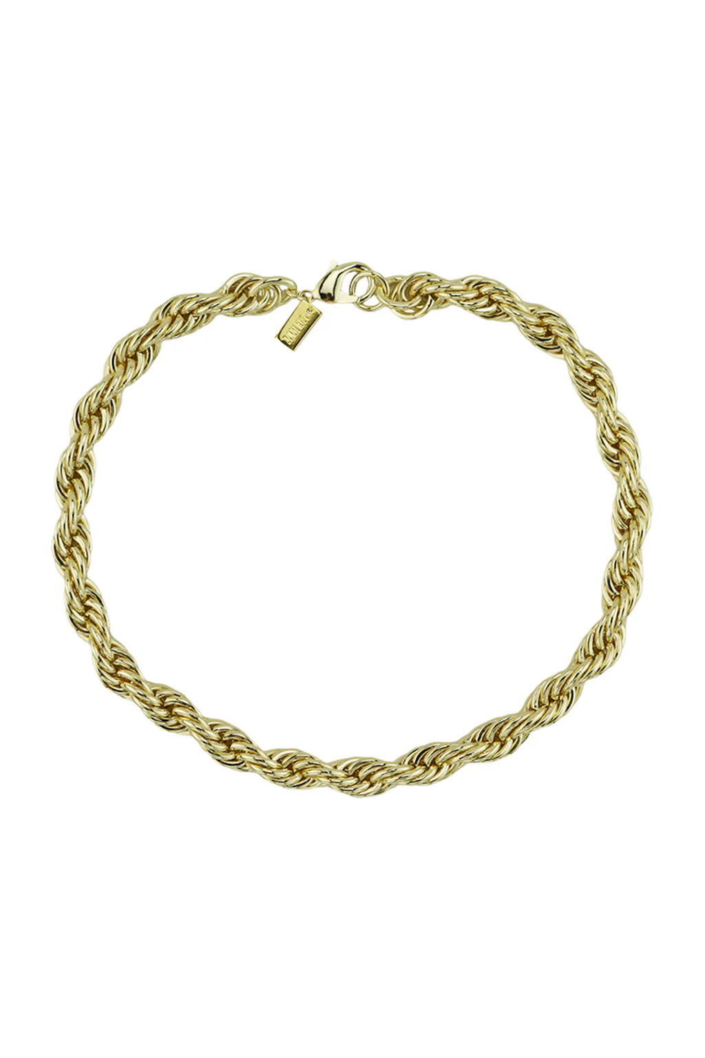 Athena Gold Rope Chain Necklace - Image 3