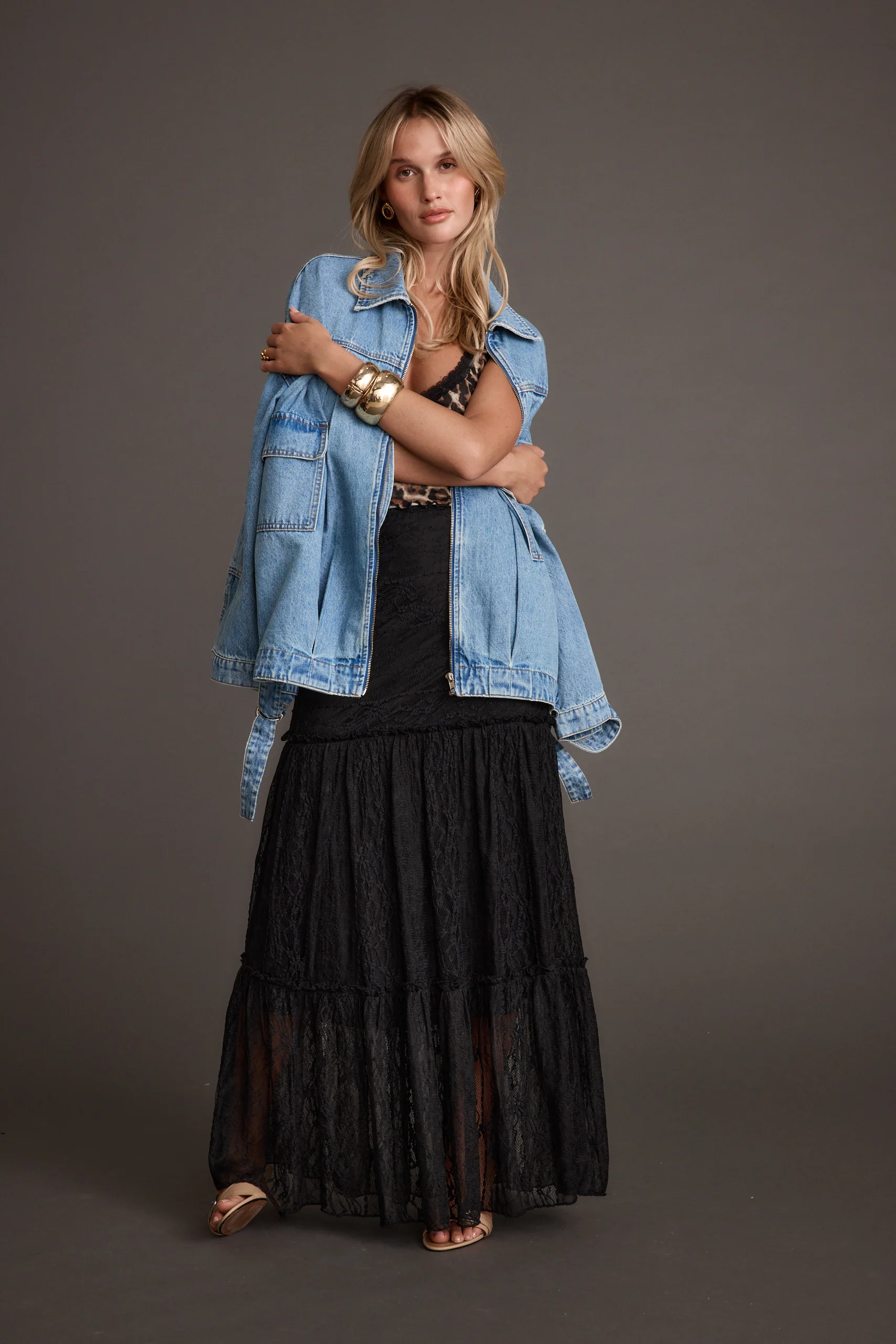 Axel Denim Cargo Jacket - Image 5