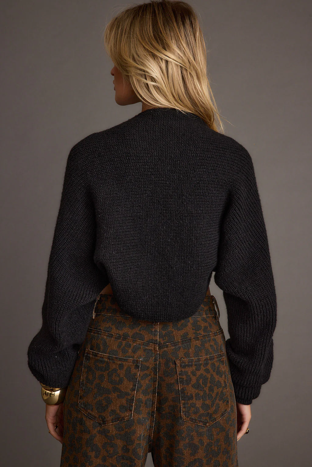 Bedford Black Sweater Shrug - Image 9