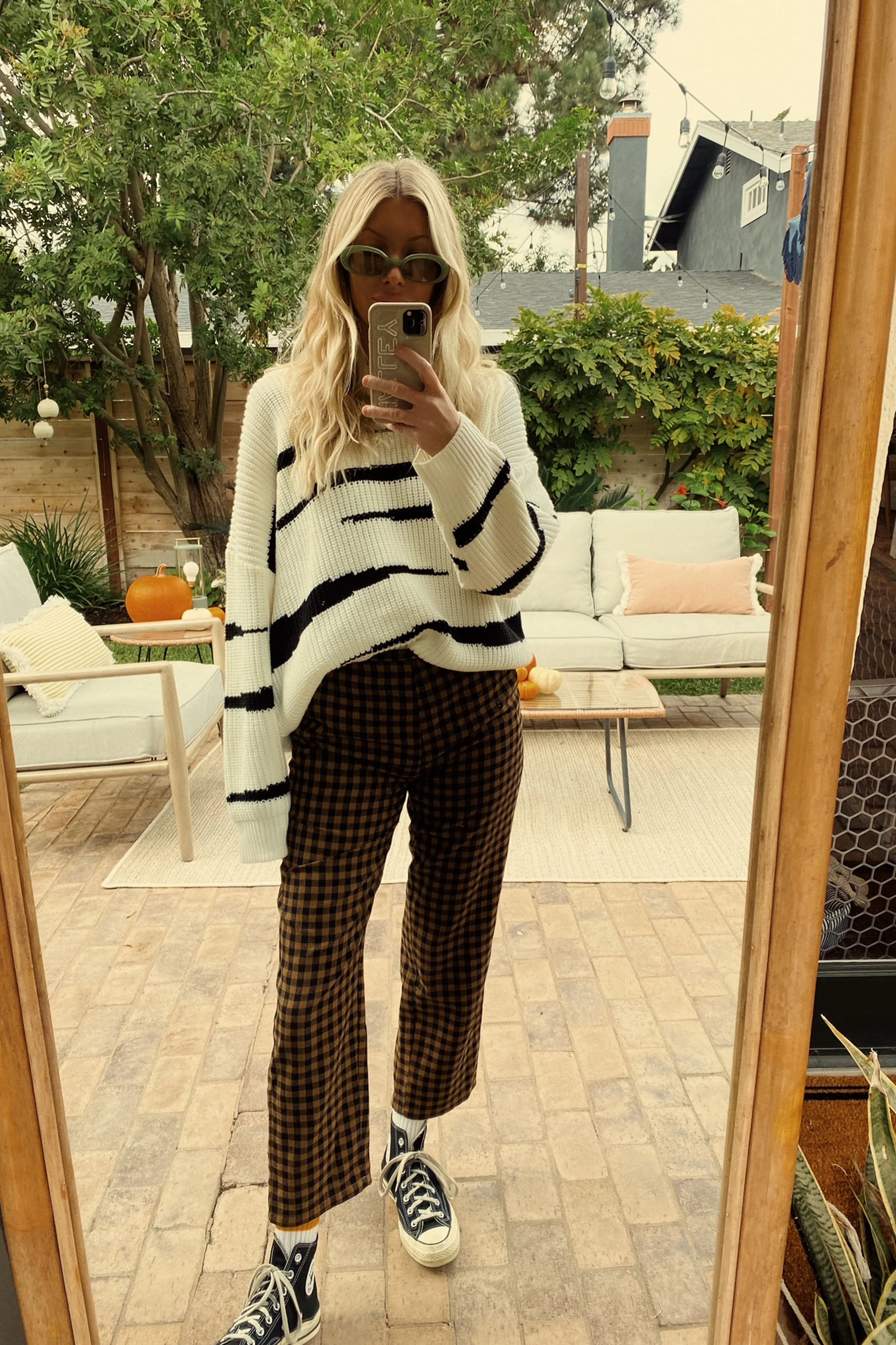Bishop Tan Checkered Trousers - Image 4