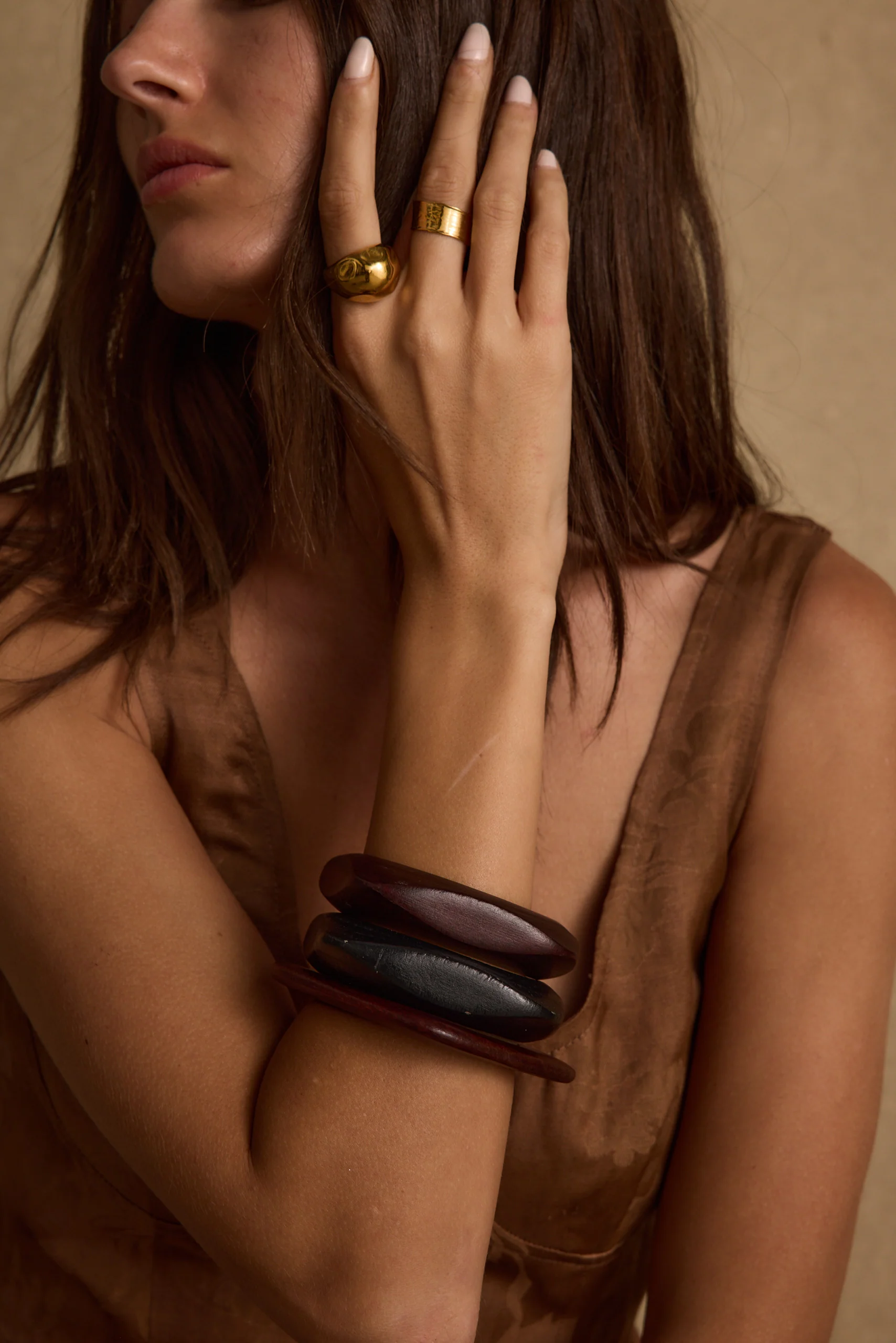 Canyon Artisan Chunky Bangle Stack