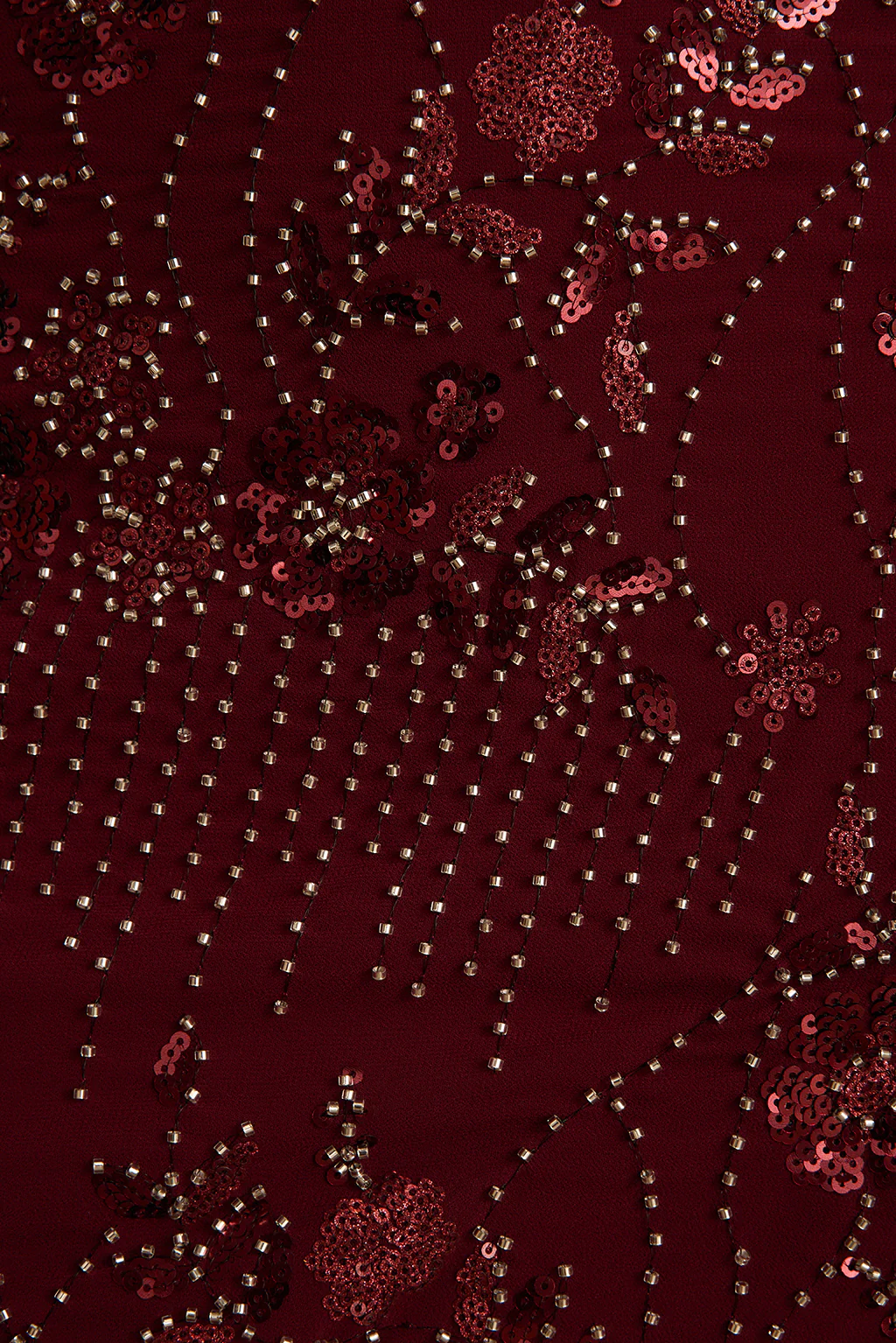 Capri Mulberry Beaded Halter Top - Image 10