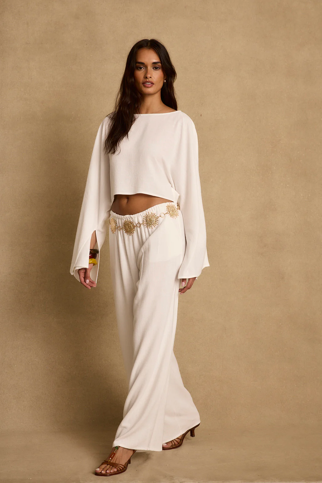 Clear Breeze White Linen Pants - Image 9