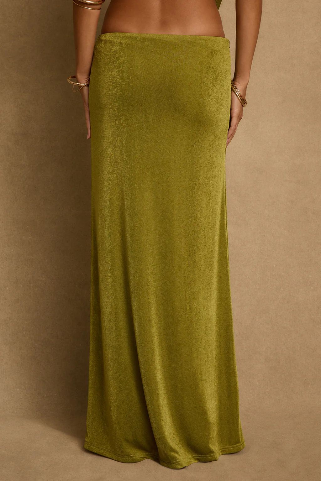 Eliana Chartreuse Maxi Skirt - Image 6