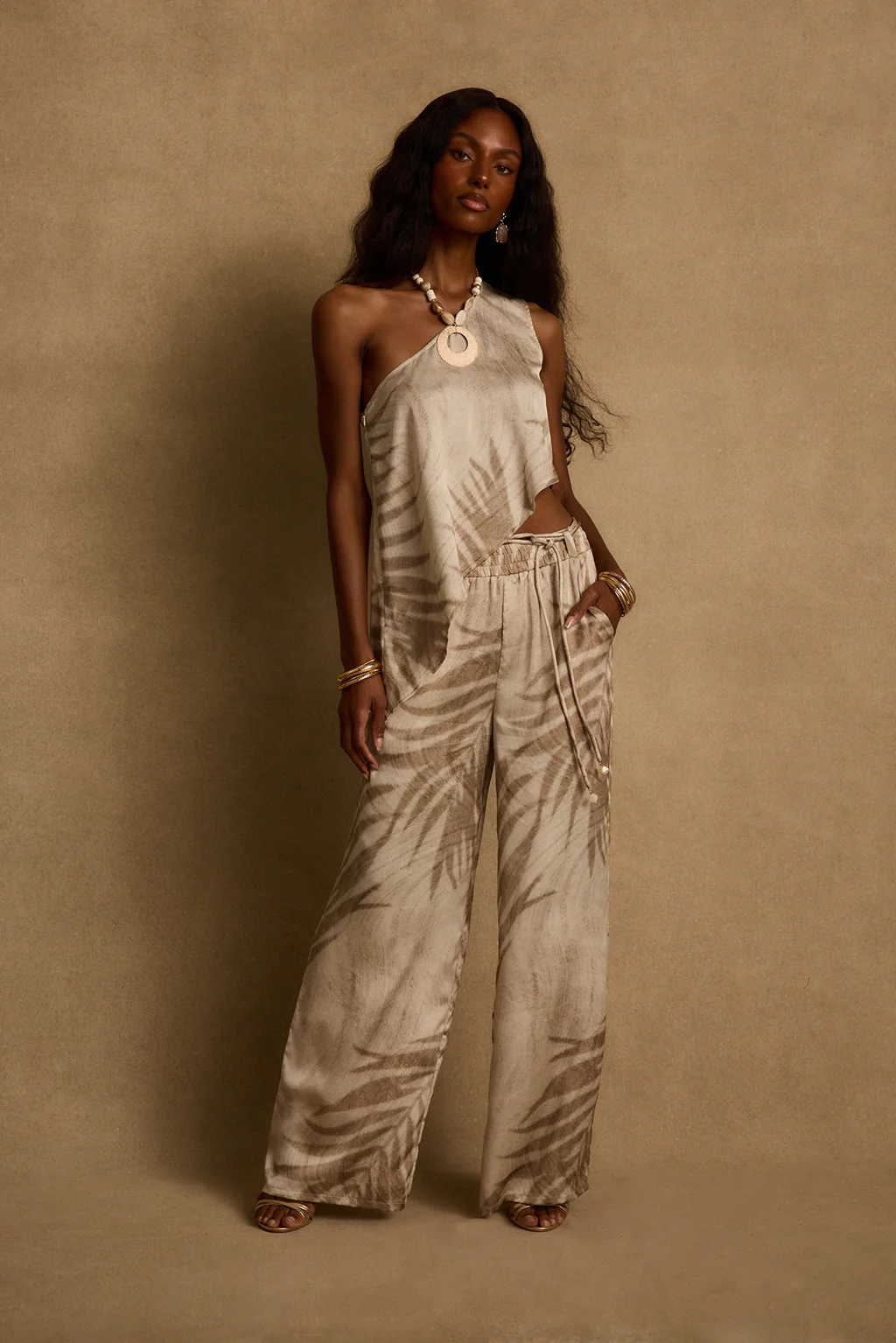 Estelle Palm Print Top - Image 5