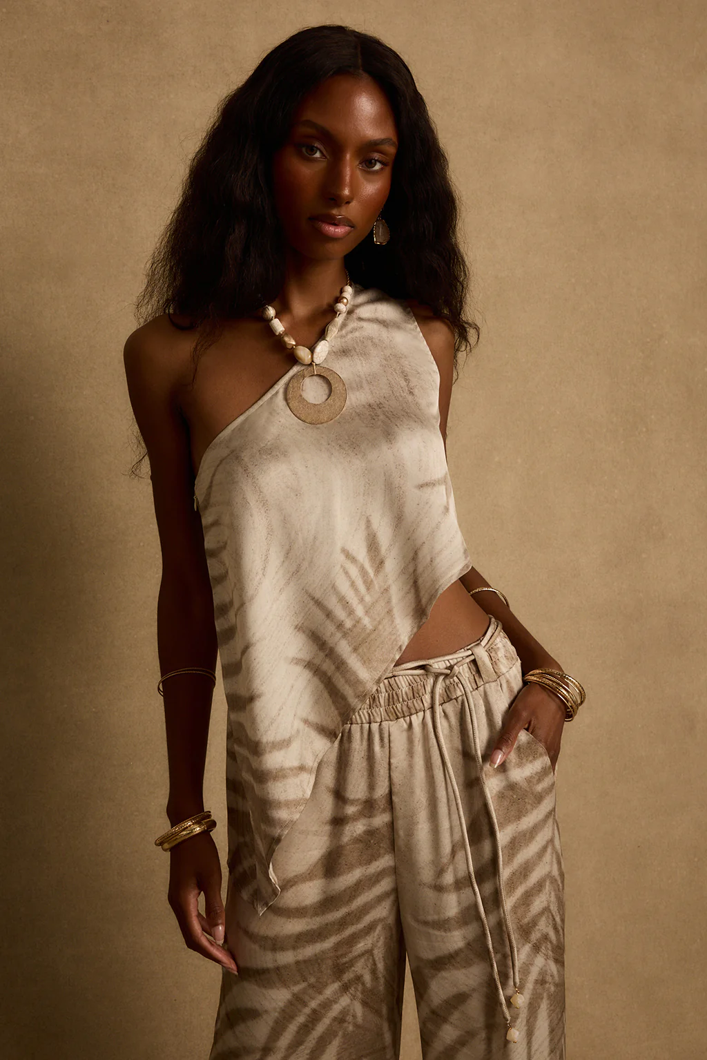 Estelle Palm Print Top - Image 6