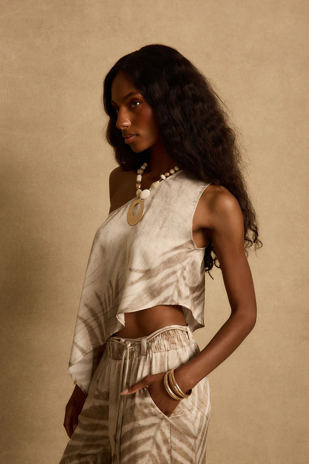 Estelle Palm Print Top - Image 7