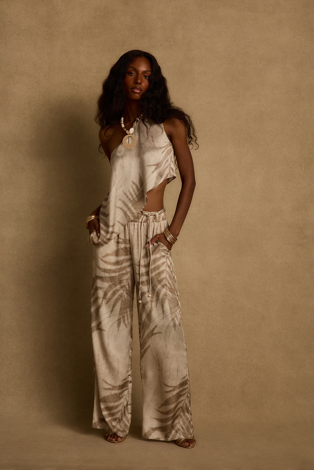 Estelle Palm Print Top - Image 8