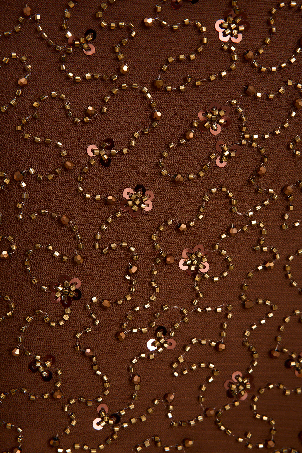 Freya Mocha Beaded Sarong - Image 10