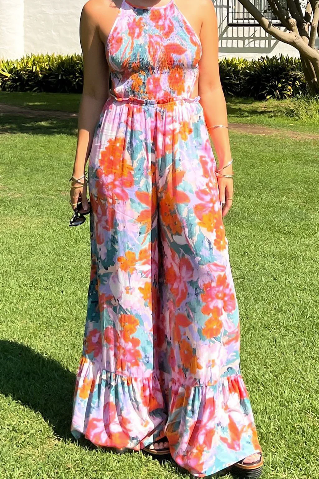 Ginny Multicolor Floral Jumpsuit - Image 2