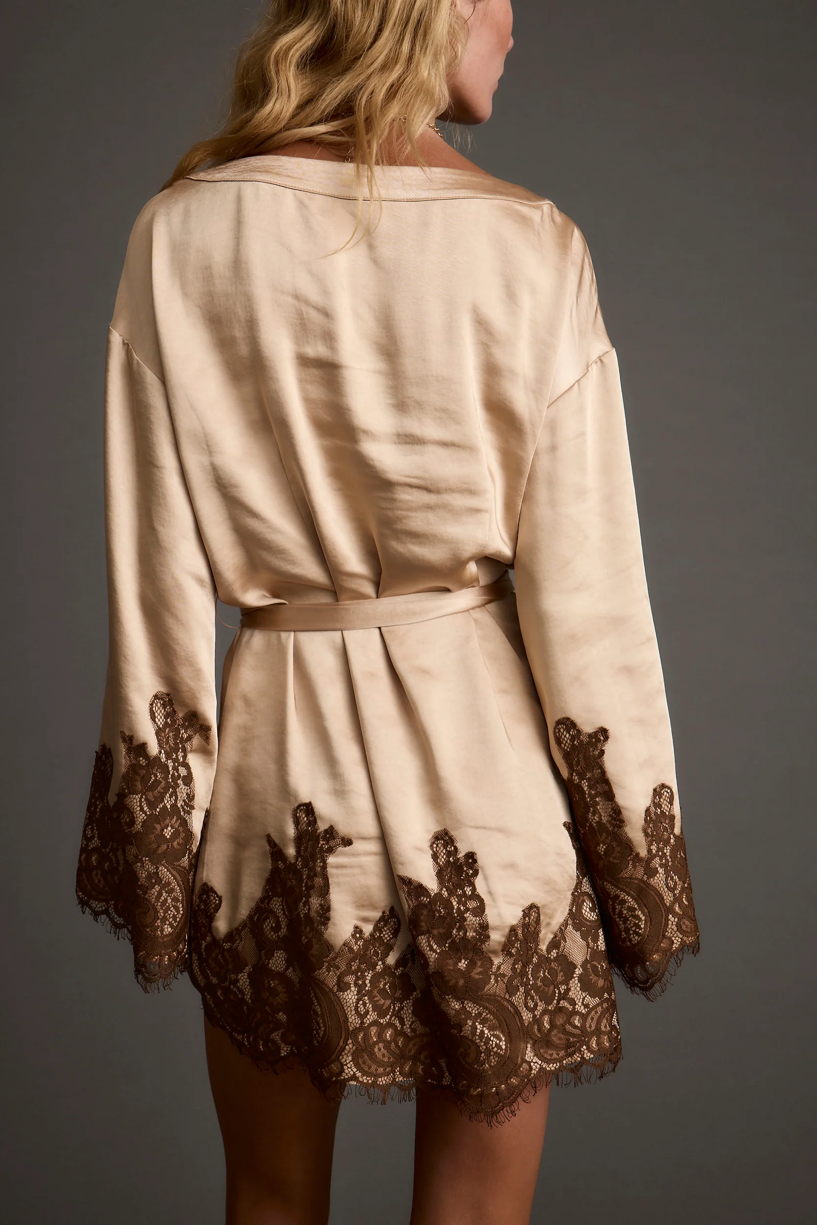 Gold Standard Champagne Kimono Dress - Image 8