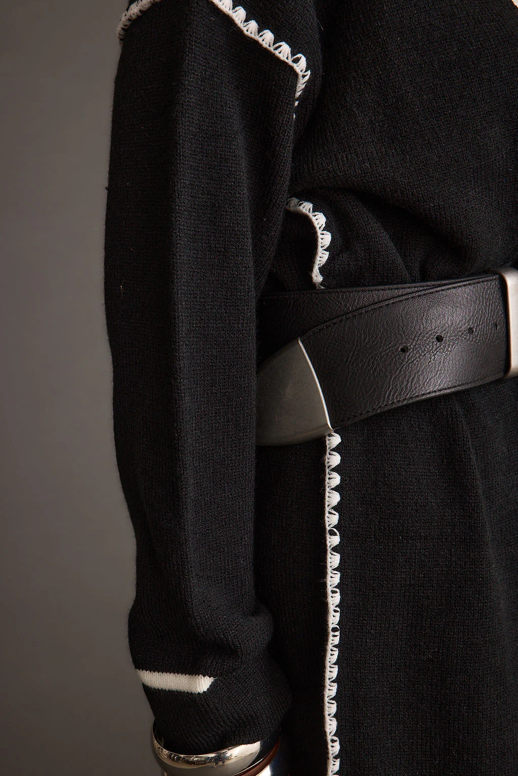 Jasper Black And Silver Statement Belt - Image 3
