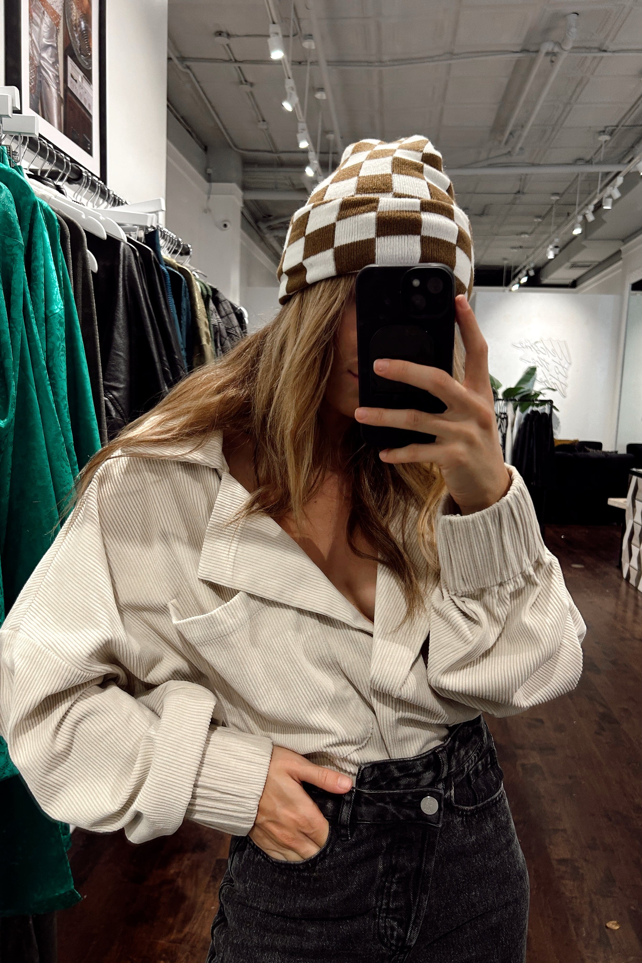 Jones Bone Cropped Corduroy Jacket - Image 4