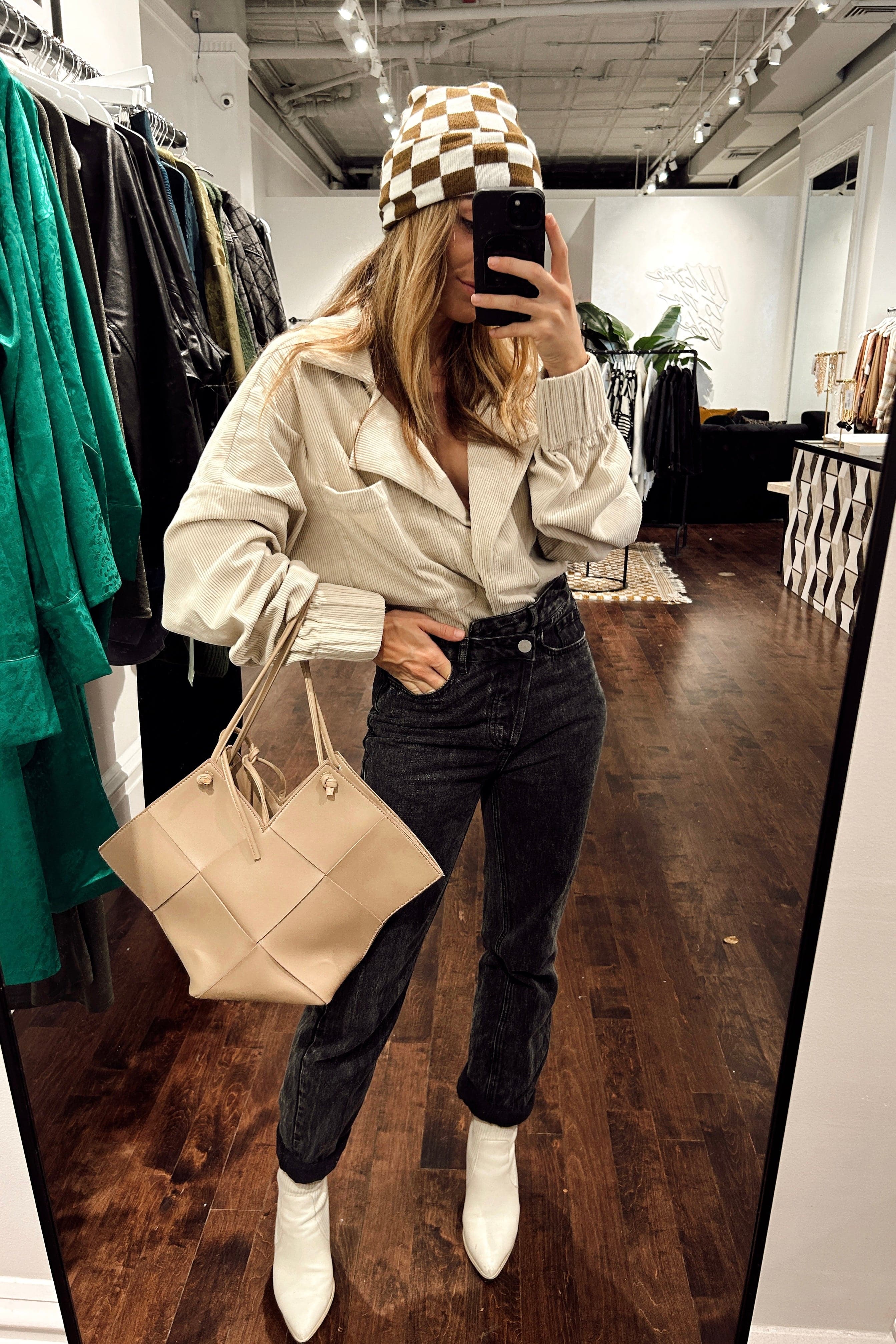 Jones Bone Cropped Corduroy Jacket - Image 5
