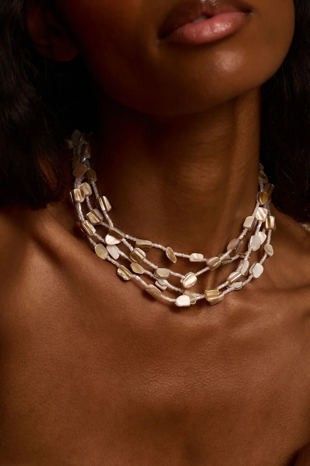 Kailua Shell Stacked Necklace - Image 2