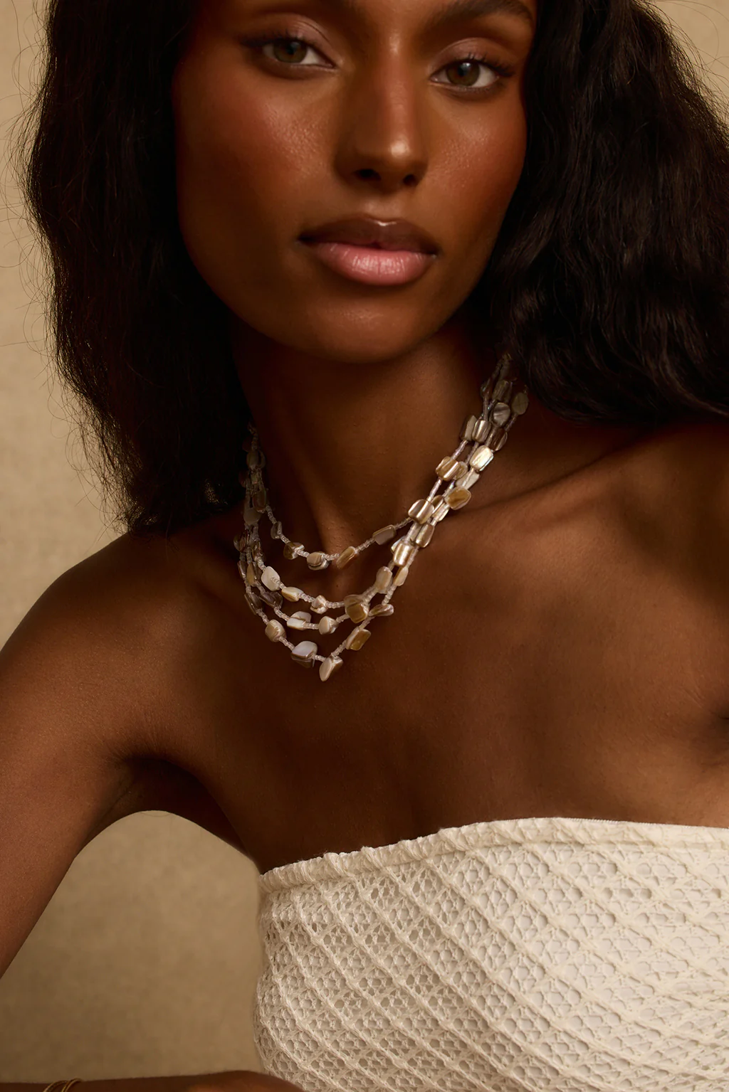 Kailua Shell Stacked Necklace - Image 3