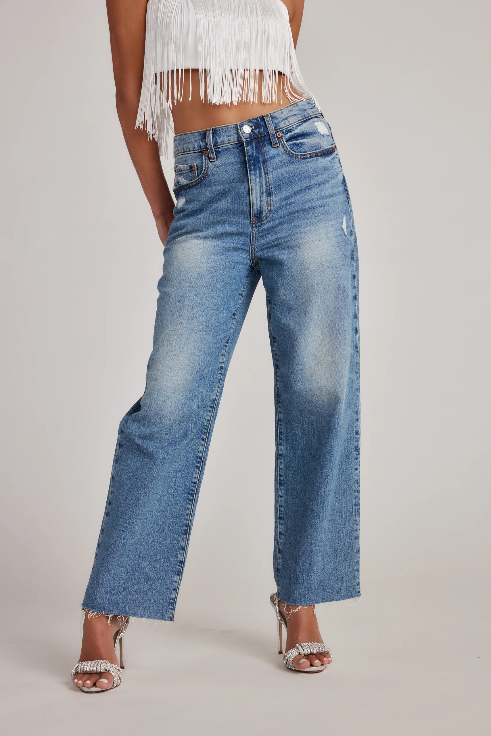 Katheryn Mid Rise Straight Leg Jeans - Image 6