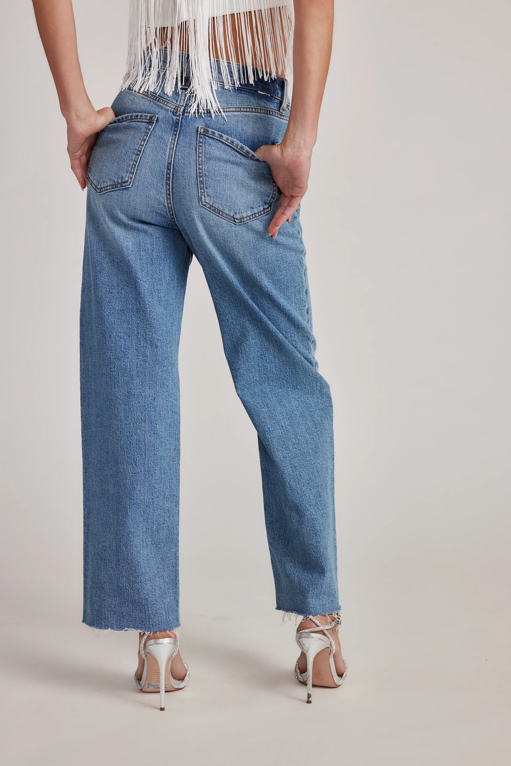 Katheryn Mid Rise Straight Leg Jeans - Image 7