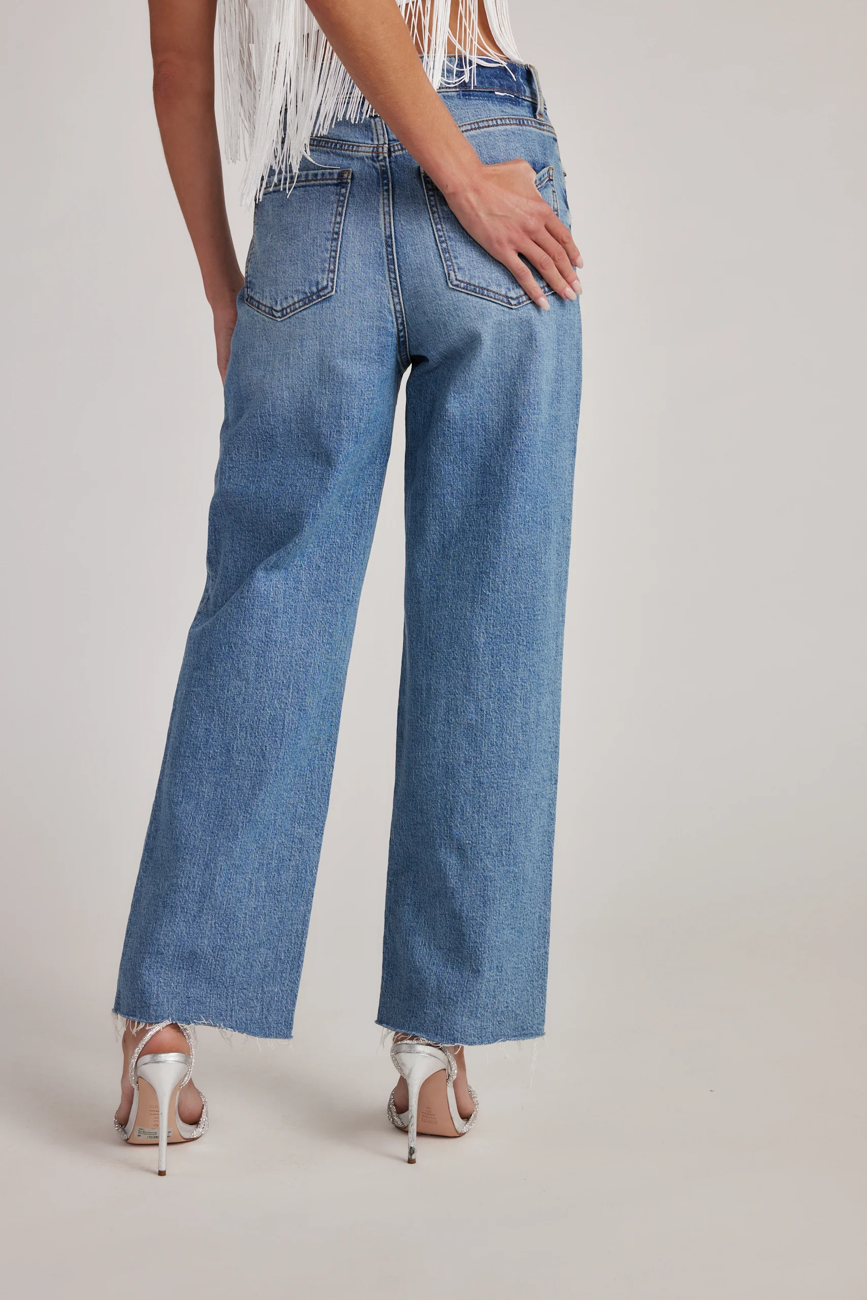 Katheryn Mid Rise Straight Leg Jeans - Image 8