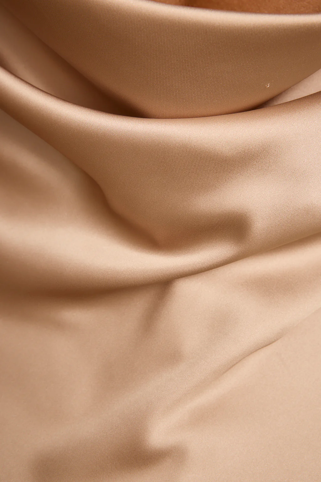 Natalia Champagne Satin Maxi Dress - Image 12