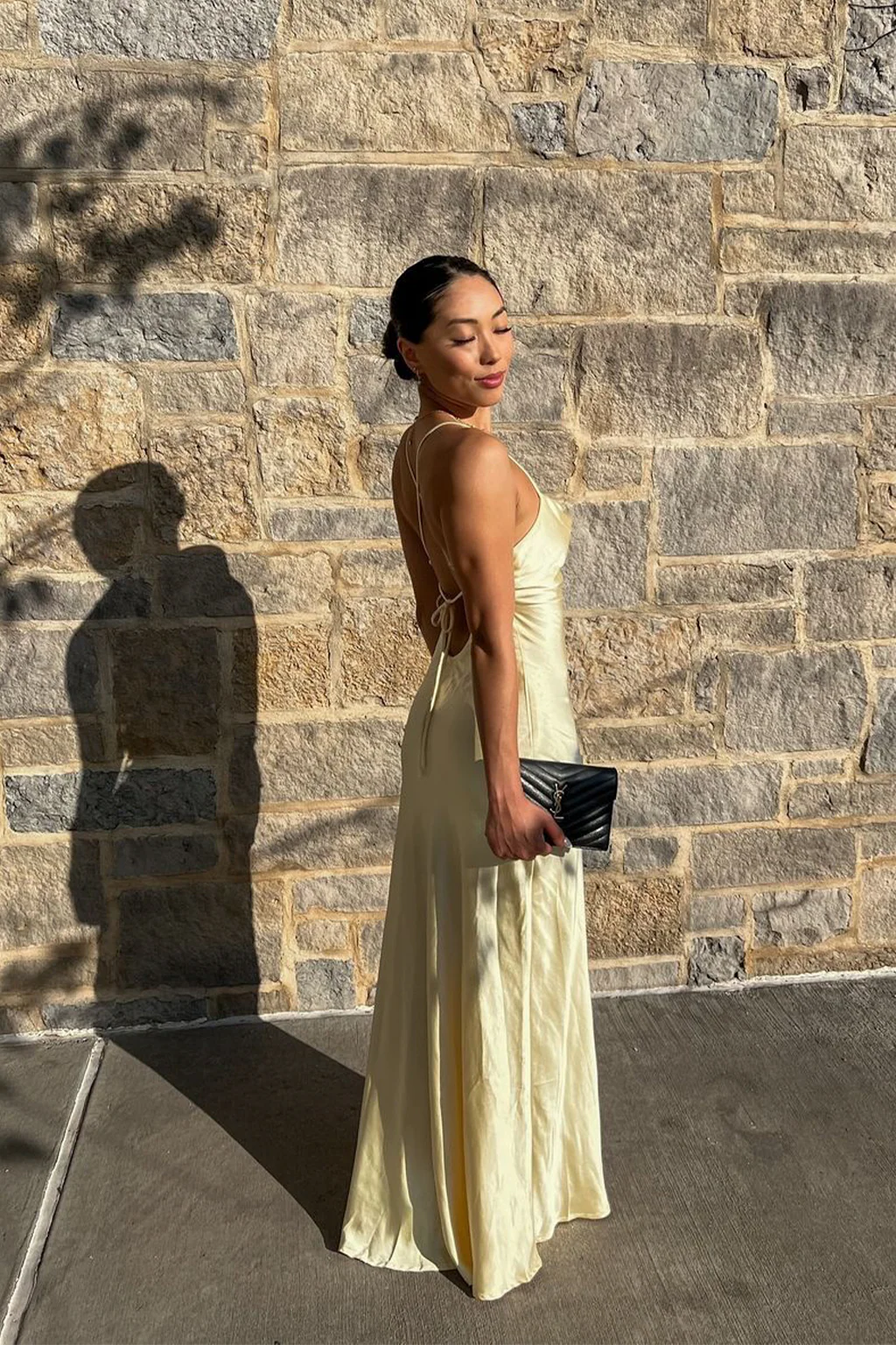 Natalia Yellow Maxi Dress - Image 2
