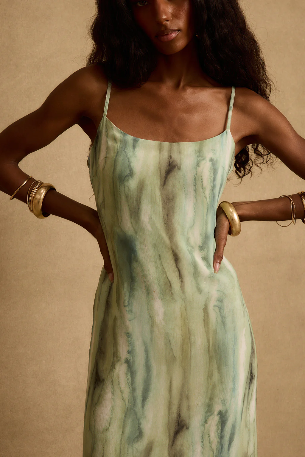 Nerissa Sage Chiffon Maxi Dress - Image 10