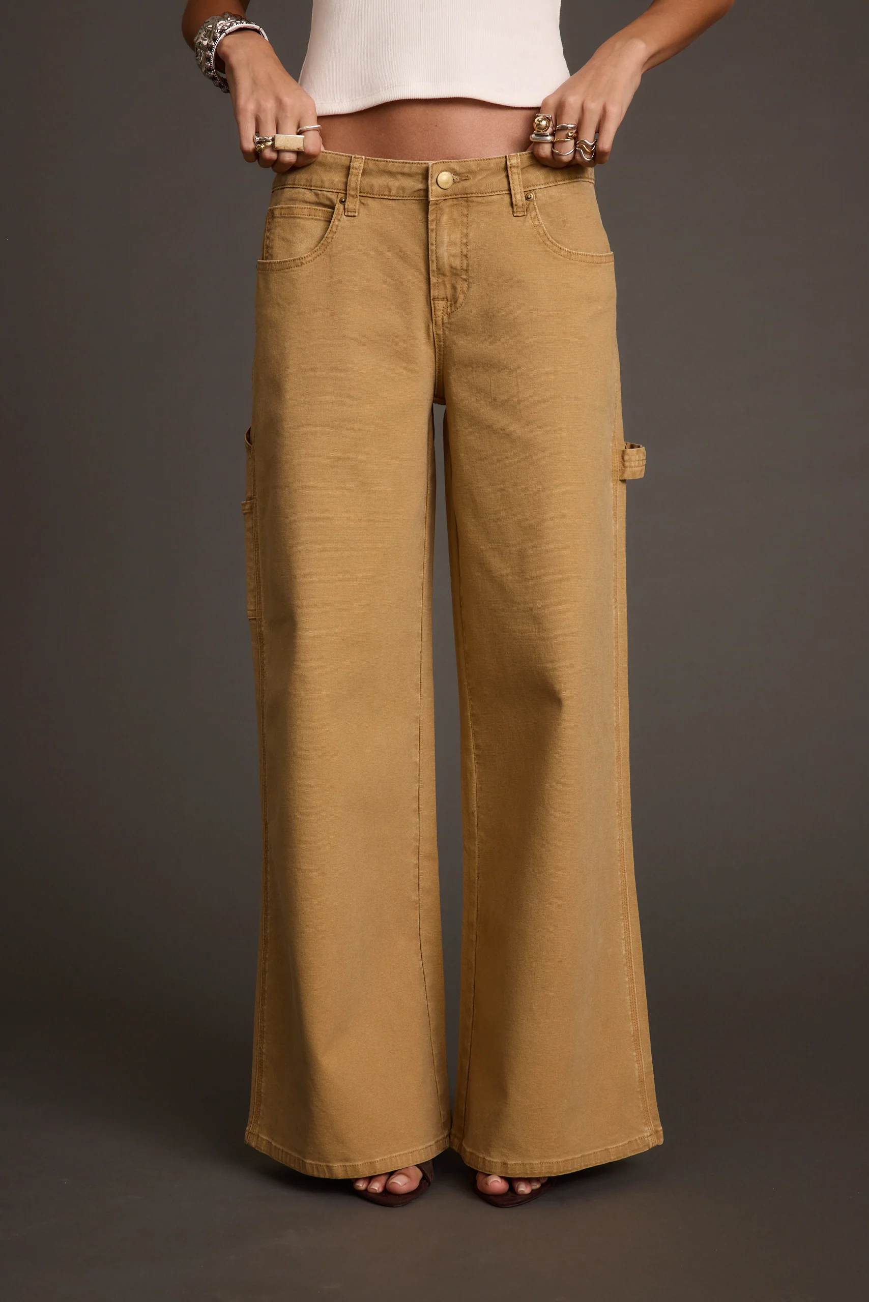 Parker Khaki Carpenter Pants - Image 2