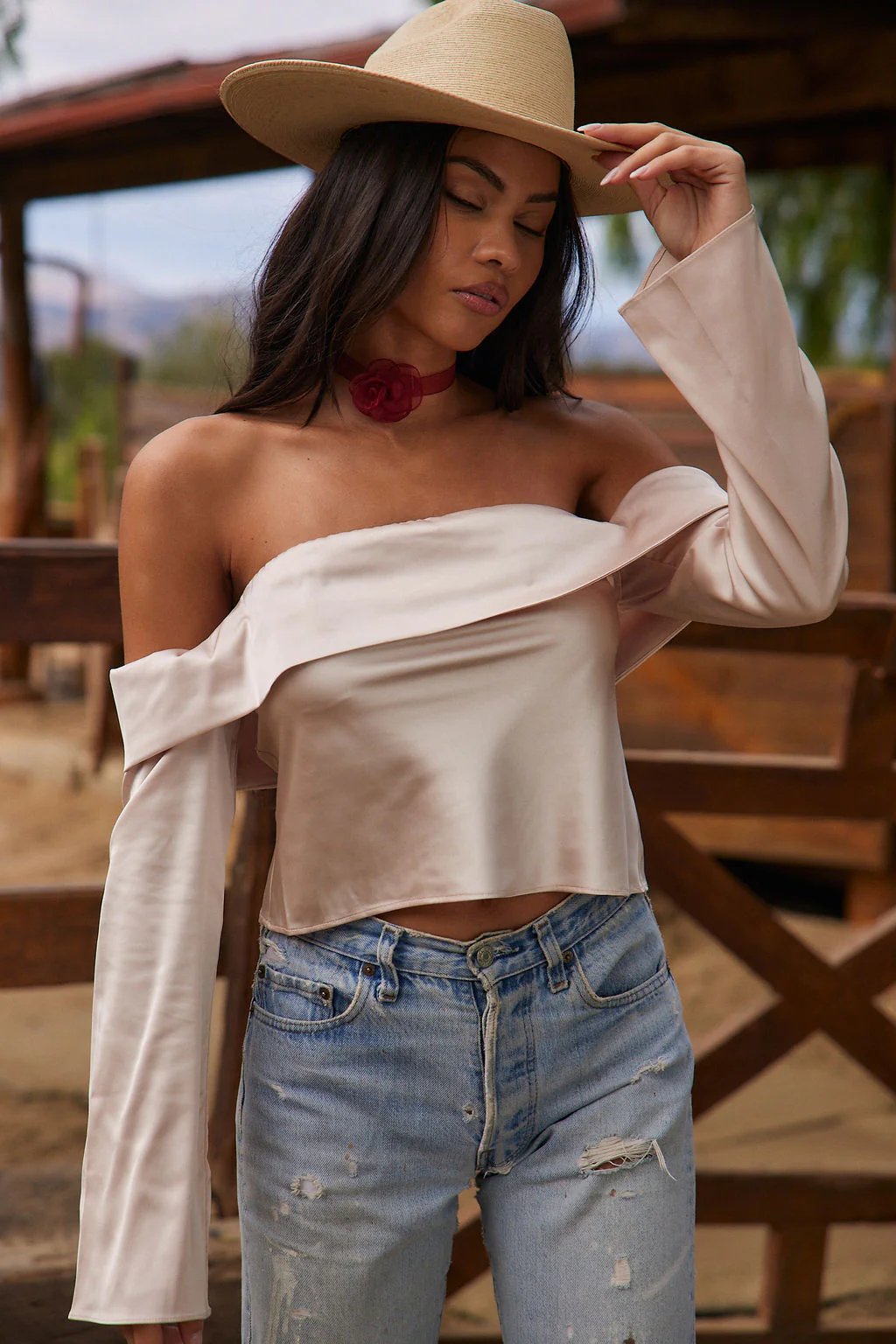 Reagan Off the Shoulder Blouse - Image 3