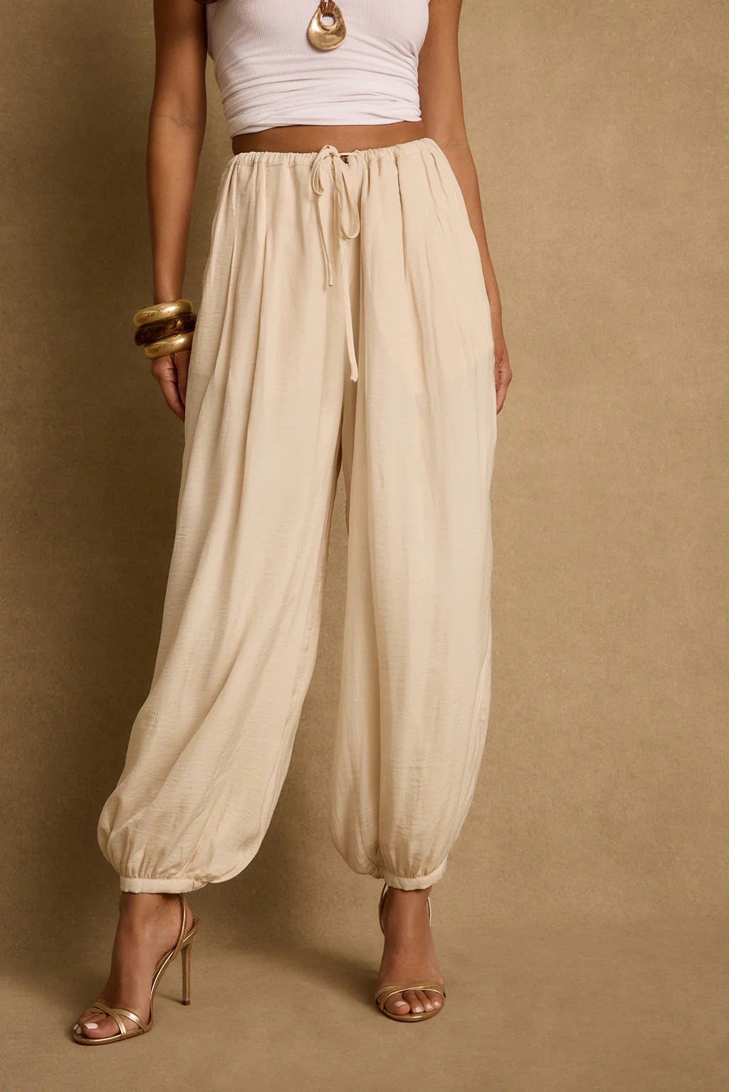 Reverie Ivory Balloon Pants - Image 2