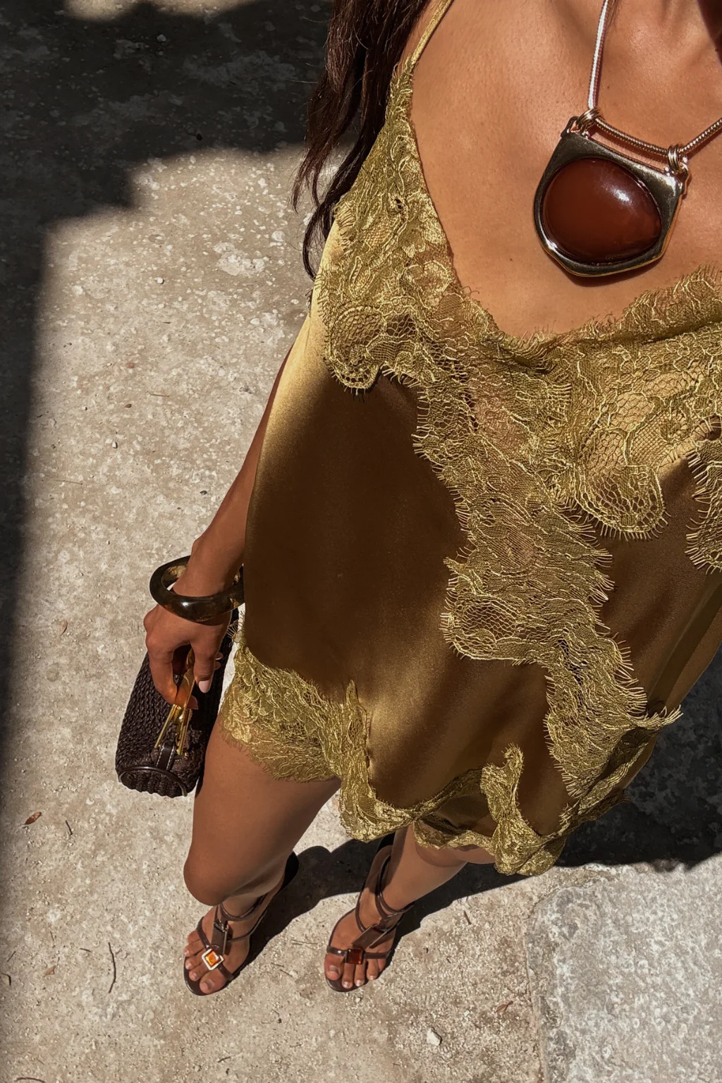 Talavera Olive Satin Tank - Image 8