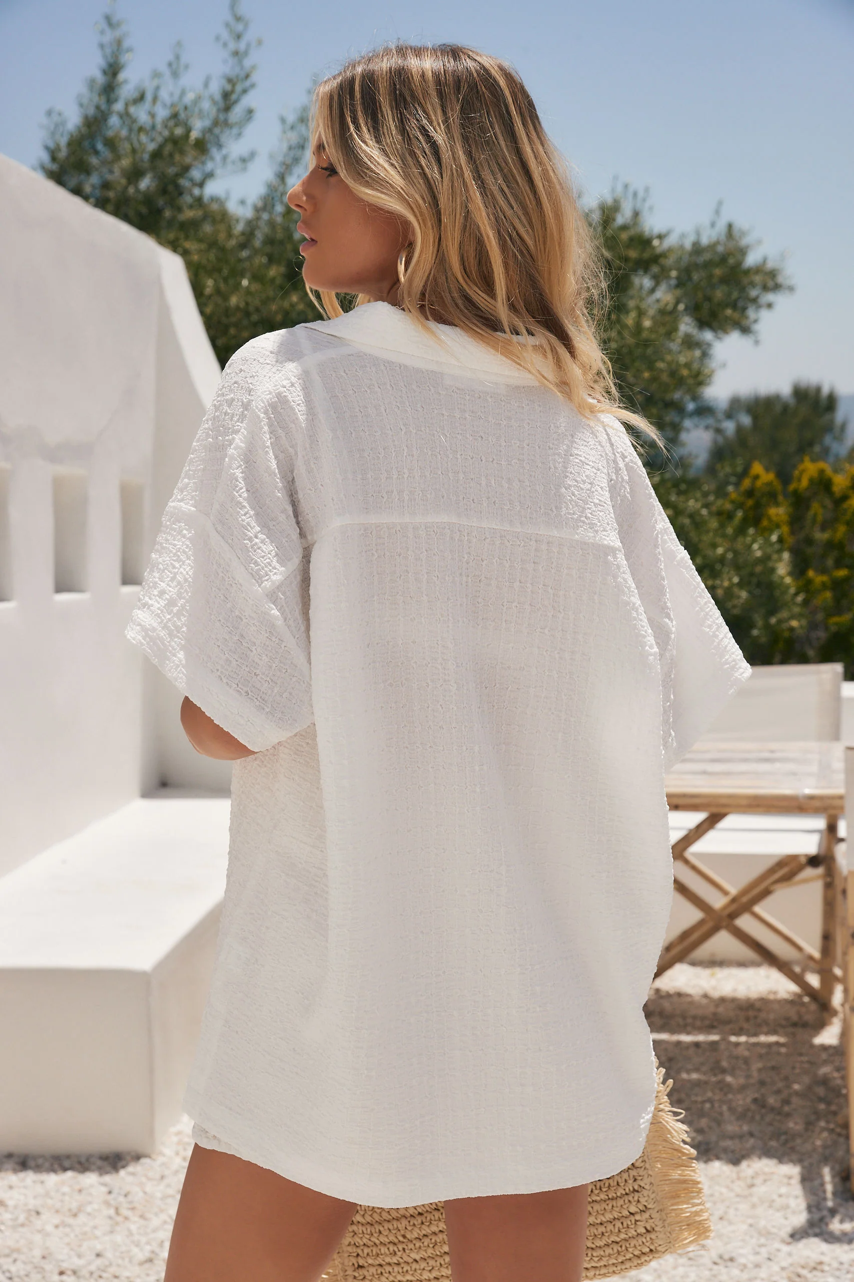 Vaughn Textured Knit Womens Top - Image 3