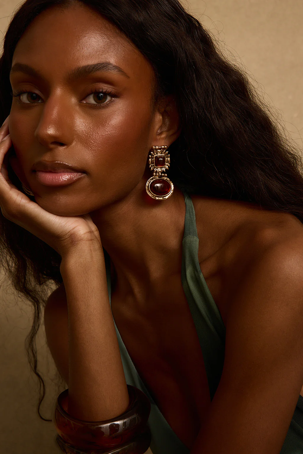 Villa Amber Earrings - Image 2