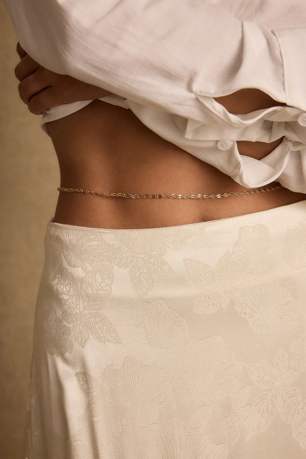 Virgo Gold Layered Belly Chain - Image 2