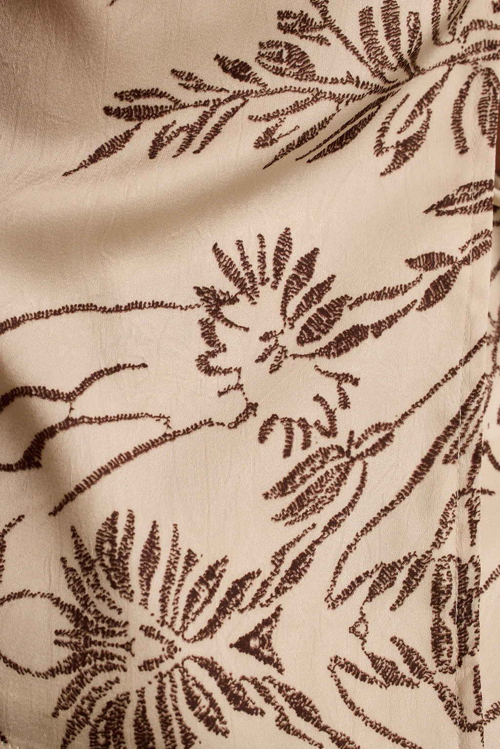 Vista Cream Floral Mini Skirt - Image 8