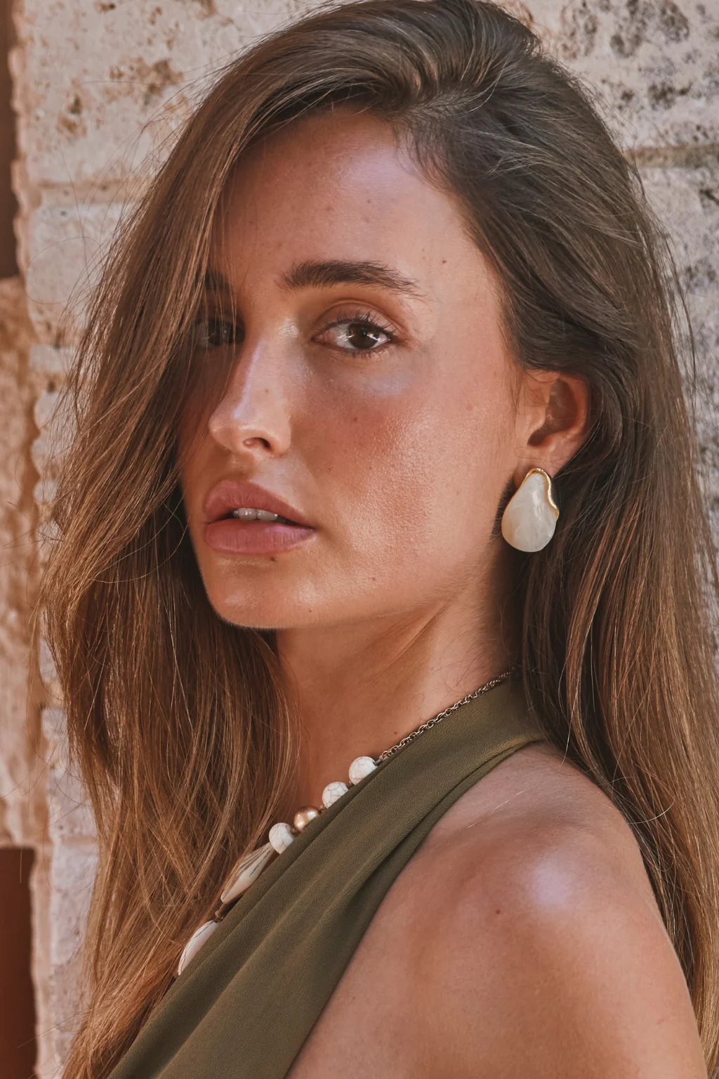 White Sands Stone Earrings - Image 3