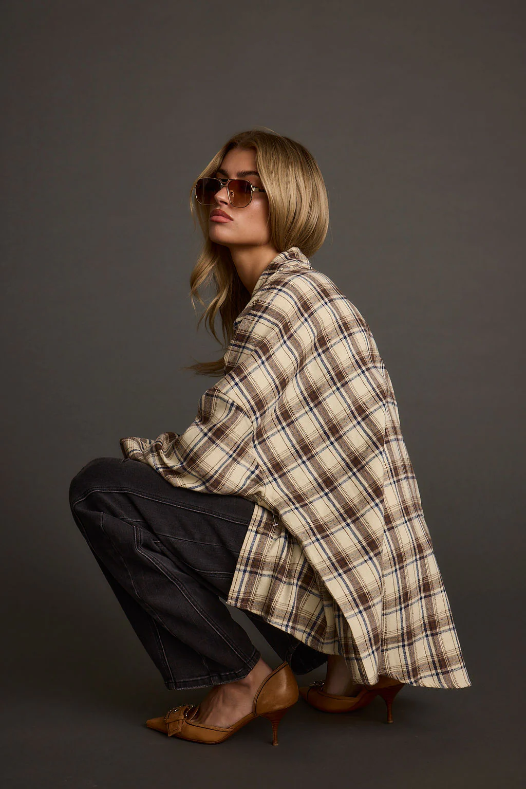 Williamsburg Beige Plaid Flannel - Image 4
