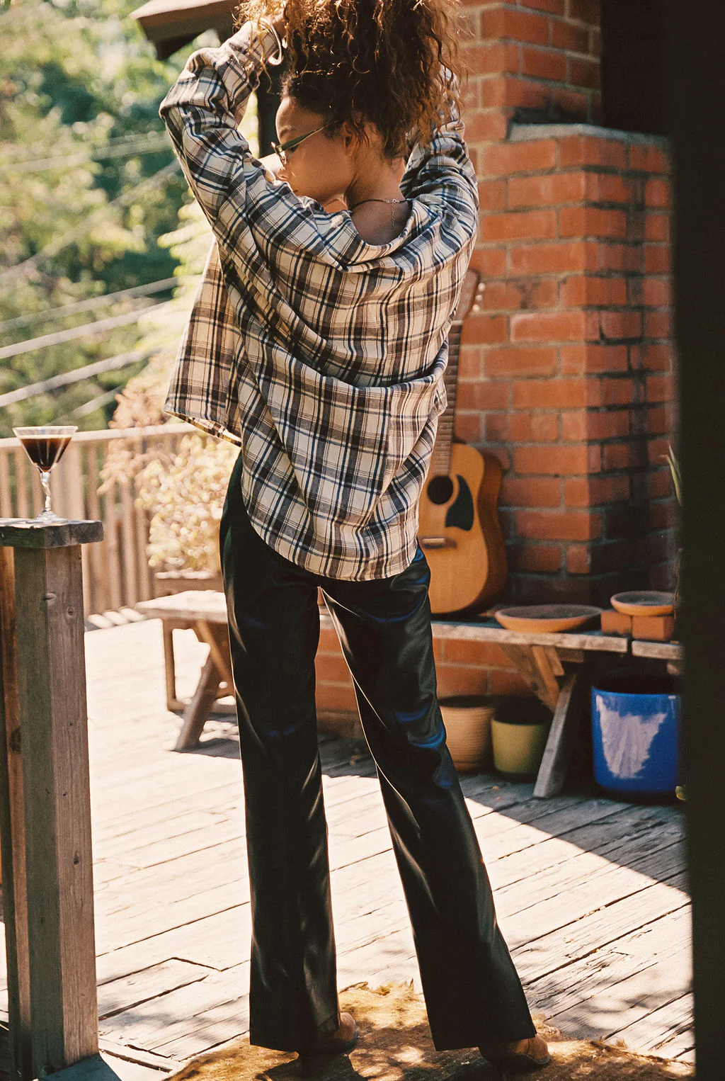 Williamsburg Beige Plaid Flannel - Image 9